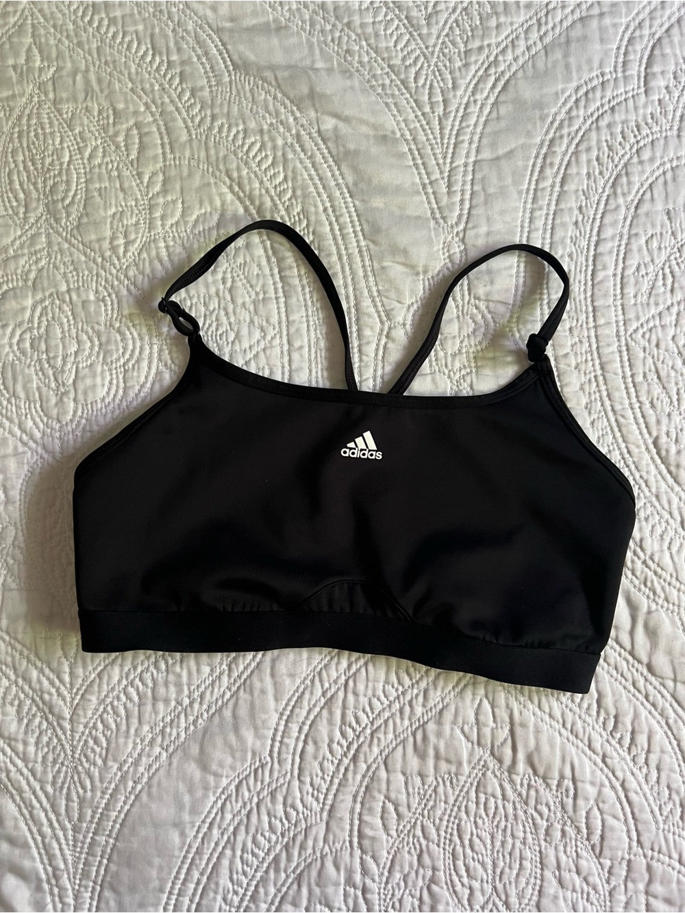 adidas Women's Black Workout Bralette Top